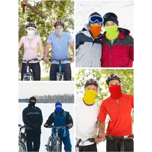 9 Pcs Ski Mask for Men Full Face Cover UV Sun Protection Face Mask Windproof - Picture 6 of 7